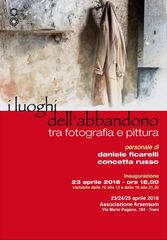 Fino ad oggi, presso la sede «Arsensum» di Trani, mostra di Ficarelli e Russo