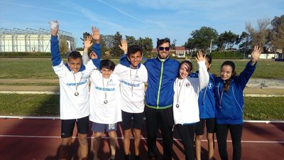 Atletica Tommaso Assi Trani, i ragazzi della staffetta campioni regionali