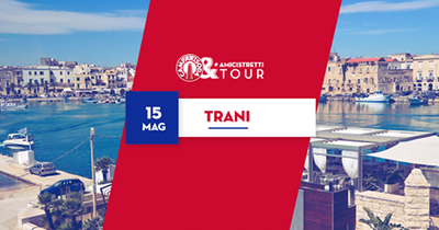 Oggi fa tappa a Trani l'«Amicistretti tour»: musica e divertimento in piazza Quercia