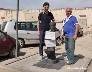 Fontana dello stadio riqualificata con il «fai de te», comitato a muso duro con il Comune di Trani: «Ce ne ricorderemo»