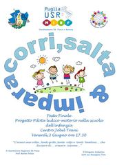 Oggi, al centro Jobel di Trani, festa «Corri, salta e impara»