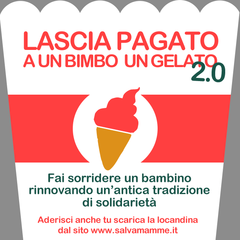 «Gelato sospeso», a Trani le prime due adesioni: bimbi di famiglie con disagio lo troveranno pagato da qualcuno che li ha preceduti