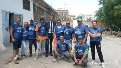 Partono a Trani i primi lavori di manutenzione e pulizia grazie ai «Cantieri di cittadinanza»: