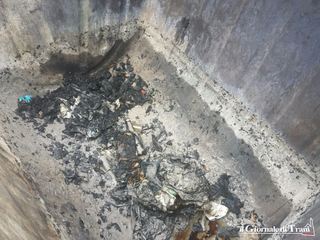 AGGIORNATO. Bruciato nella notte il contenuto dei cassonetti di largo Pastore, nel centro storico di Trani