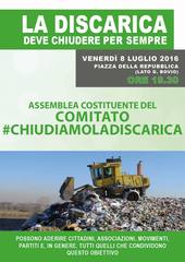 «Chiudiamo la discarica di Trani»: oggi, in piazza delle Repubblica, si costituirà ufficialmente il comitato