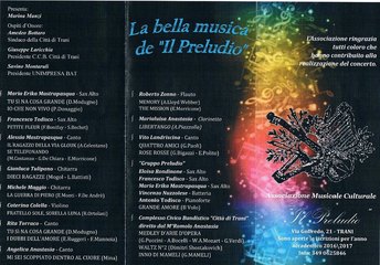 Oggi concerto a cura dell'associazione 