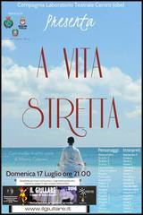 “Il giullare”: domani sera, al centro Jobel di Trani, lo spettacolo “A vita stretta”