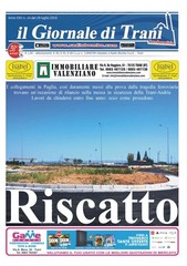 È il edicola il nuovo numero del Giornale di Trani: «Riscatto»