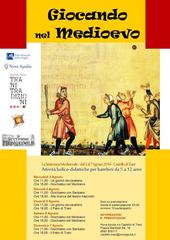 Al Castello di Trani giochi medievali per bambini, visite e itinerari guidati per turisti fino a domani