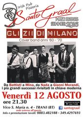 Stasera al Santo graal di Trani i mitici anni '60 e '70 con 