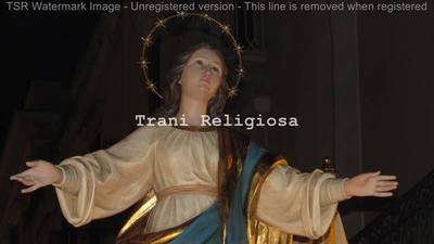 VIDEO. Trani religiosa, la processione cittadina per la solennità di Maria Assunta in cielo