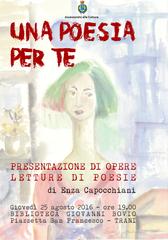 Oggi, nella biblioteca di Trani, 