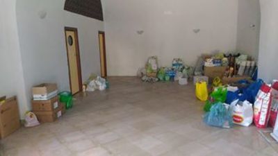 Terremoto, da oggi una raccolta beni di prima necessità all'ingresso della villa di Trani