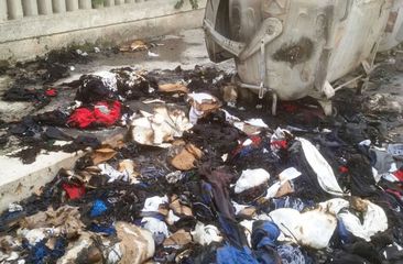 Trani, a fuoco rifiuti speciali e tossici in via Papa Giovanni XXIII. Intervento dei pompieri