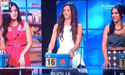 Una concorrente di Trani ad Affari tuoi: per il momento, scalda i motori nell'attesa della «chiamata»