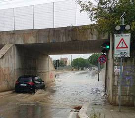 Trani, semaforo verde al sottovia semi allagato: Pozzo piano, questa volta, si salva per un soffio