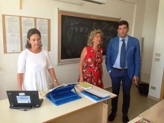 Il Liceo scientifico di Trani tirato a lucido: «Qui il 20 settembre sarà sempre un giorno di festa»