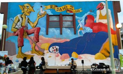 Un'intera parete della 