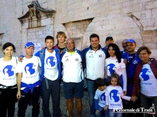 “Marta 4 kids”: fa tappa a Trani Chris, in giro per l’Italia contro la fibrosi cistica. Finora, raccolti 80mila euro