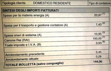 Canone Rai a Trani, nelle fatture di novembre di Amet c'è. Nessun aggravio: 100 euro, ma in un'unica soluzione