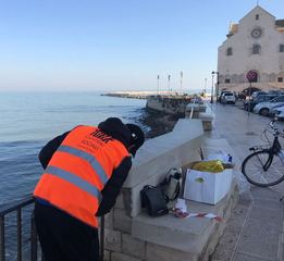 Cantieri sociali di Trani, completate le pitturazioni alla 