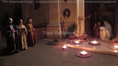 Trani religiosa, le immagini del presepe vivente della Madonna delle Grazie