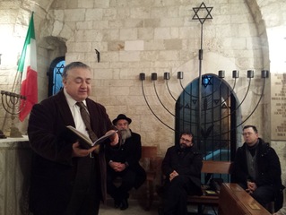 Ebrei e cristiani di Trani uniti nel dialogo: «Le religioni diano il buon esempio contro l'intolleranza»