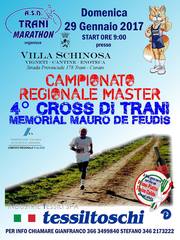 Trani Marathon 4° Memorial Mauro De Feudis - Campionato regionale individuale e di società di corsa campestre master