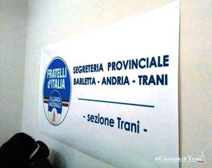 Patto territoriale, Fratelli d'Italia prosegue la battaglia: «L'uscita di Trani è stata affrettata e senza senso»