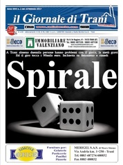 È in edicola il nuovo numero de «Il giornale di Trani». I principali argomenti