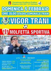 Trani-Molfetta, le disposizioni del Commissariato per la partita di questa domenica
