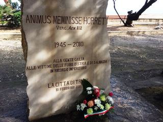 Oggi, a Trani, cerimonia in ricordo dei martiri delle foibe