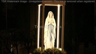 VIDEO. Trani religiosa, la processione di quartiere in onore della Madonna di Lourdes