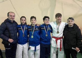 Karate: Guglielmi Trani, due primi posti, un secondo ed un terzo al 