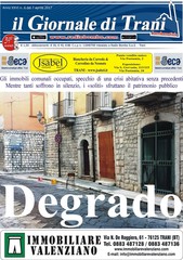 E' in edicola il nuovo numero del Giornale di Trani: emergenza abitativa, è 