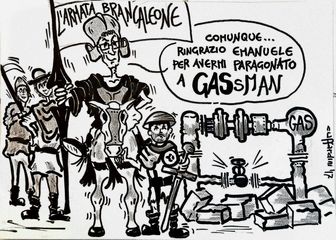 «Tutto d'un tratto Trani» e l'Armata Brancaleone: il gas e la politica «riaccendono» i richiami al cinema