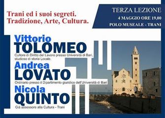 Scuola di formazione politica, oggi al Polo museale di Trani la terza lezione