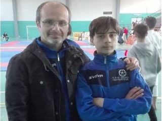 Guglielmi Trani, un qualificato ai campionati italiani di karate a Ostia