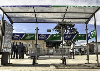 Stp, arriva la pensilina davanti al Comune di Trani. Gargiuolo: «Abbiamo atteso a lungo l'autorizzazione dell'Ufficio tecnico»