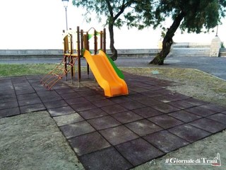 Villa di Trani, ecco il nuovo parco giochi con area fitness: consegnato alla civiltà dei cittadini