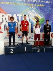 Judo Trani, Fabio Carbone secondo in Croazia con la nazionale cadetti