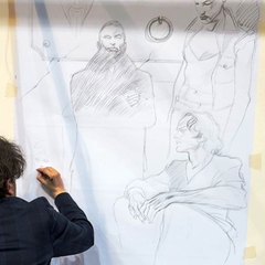 Oggi, a Trani, il fumettista Alessio Fortunato