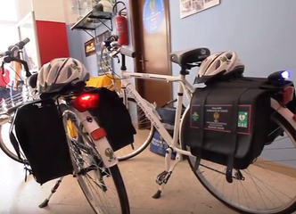 Dalle farmacie di Trani due bici ed un defibrillatore all'Anps: serviranno in caso di emergenze