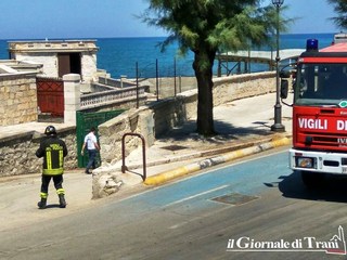 Ex sciala De Simone, nuovo incendio: il Comune di Trani sarà chiamato a risponderne