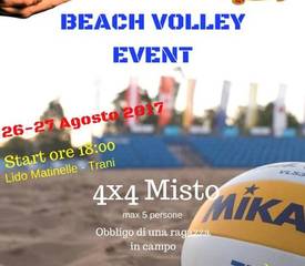 Oggi a Trani torneo di beach volley