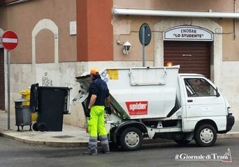 Raccolta differenziata a Trani, sempre peggio: a luglio, percentuale del 17,04