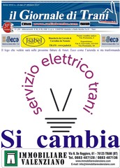 È in edicola il nuovo numero del Giornale di Trani: «Si cambia»