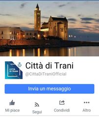 È attiva su Facebook «Città di Trani». Bottaro: «Insieme con City user, finalmente una comunicazione reciproca, ed utile, con i cittadini»