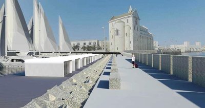 Vi piacerebbe un porto di Trani così? Questa è l'idea, presentata ieri: adesso, tutti a caccia dei fondi