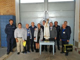 Parroco e fedeli della Madonna di Fatima in visita ai detenuti di Trani